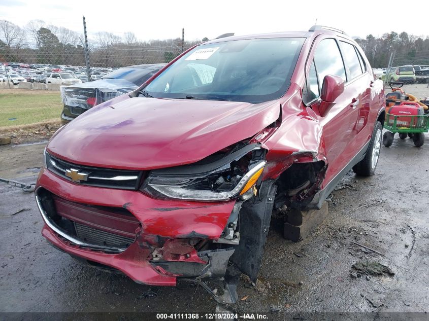 2018 Chevrolet Trax Premier VIN: 3GNCJRSBXJL216205 Lot: 41111368