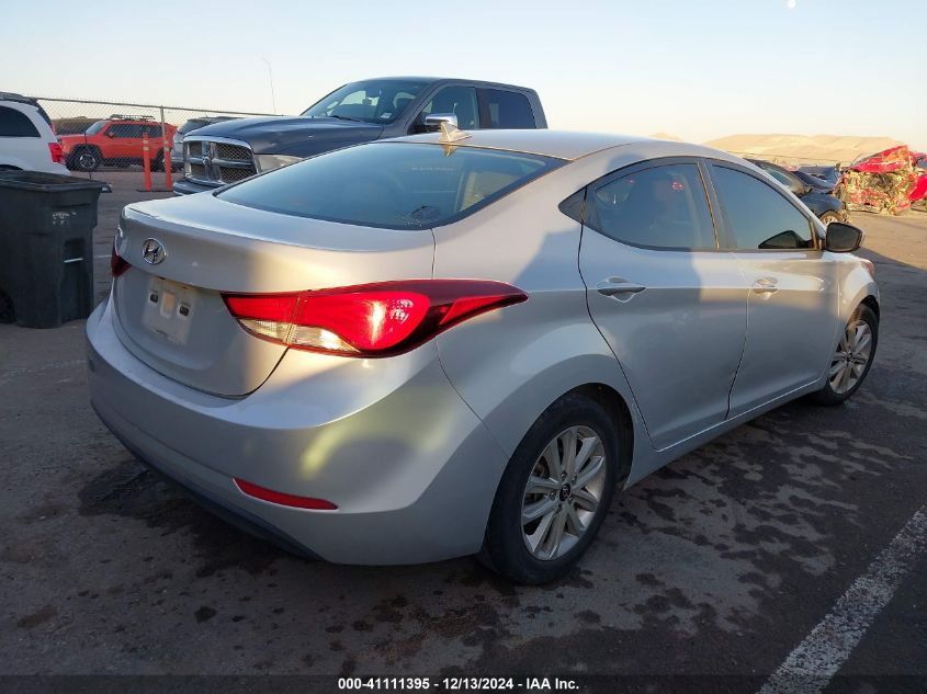 VIN KMHDH4AE5EU068091 2014 Hyundai Elantra, SE no.4