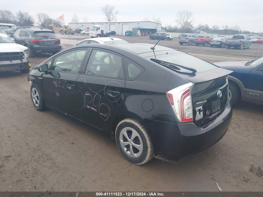 2012 TOYOTA PRIUS VIN: JTDKN3DU2C5492126