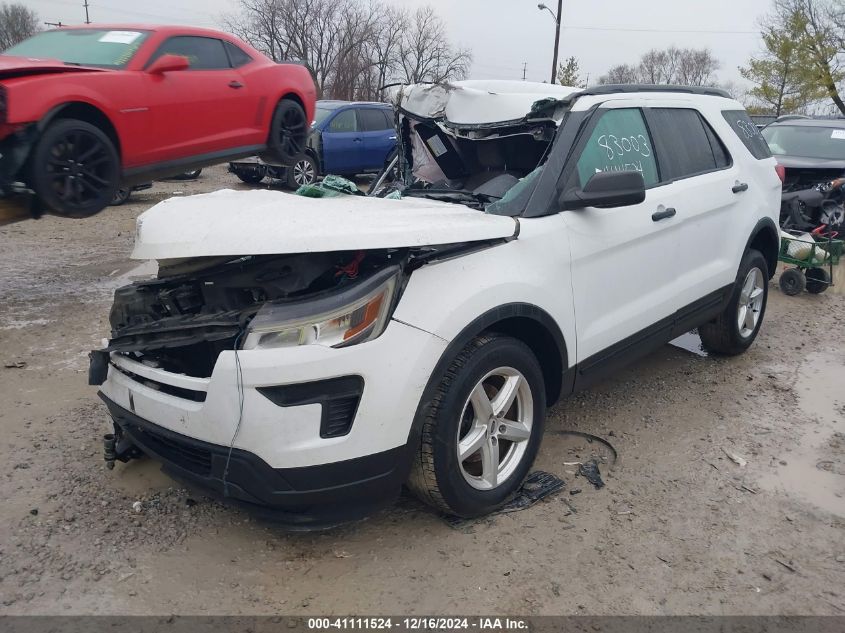 2018 Ford Explorer VIN: 1FM5K8BH7JGC83003 Lot: 41111524