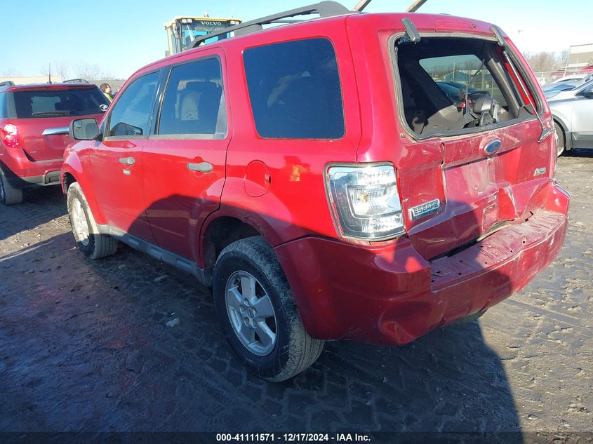 Vin: 1fmcu0dg2akc67537, lot: 41601714, ford escape xlt 20103