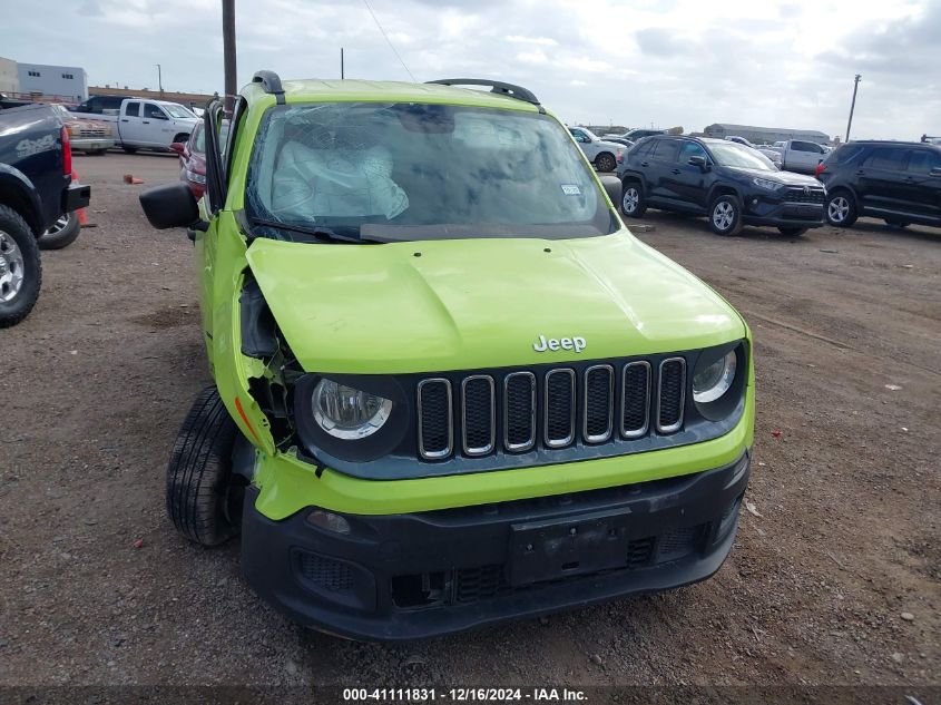 VIN ZACCJBAB8HPG31848 2017 Jeep Renegade, Sport 4X4 no.12