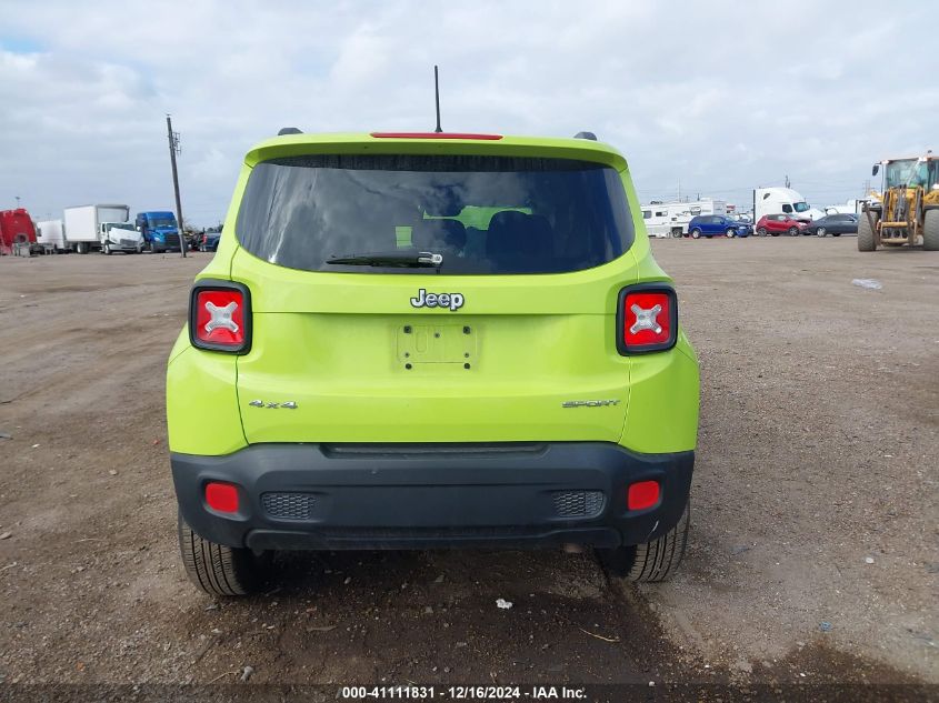 VIN ZACCJBAB8HPG31848 2017 Jeep Renegade, Sport 4X4 no.16