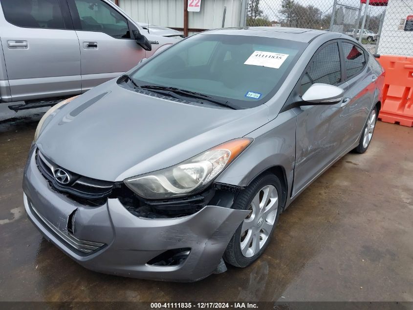 VIN KMHDH4AE6DU883656 2013 Hyundai Elantra, Limited no.2