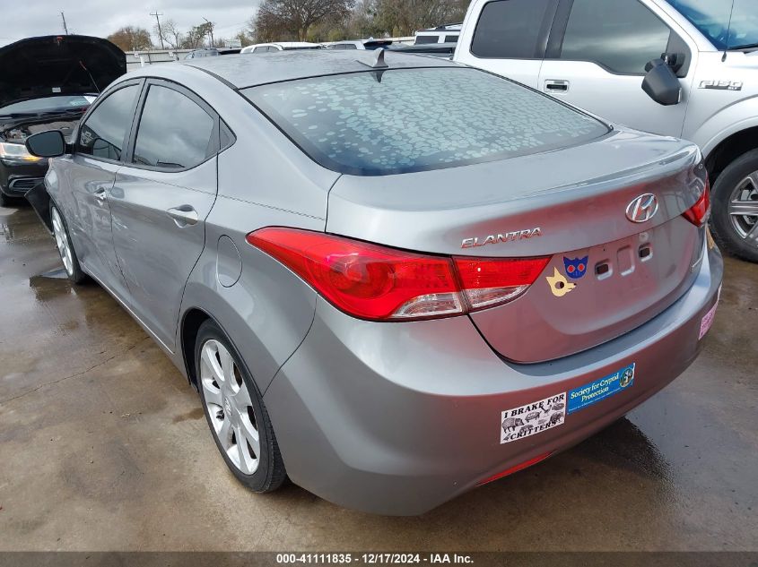 VIN KMHDH4AE6DU883656 2013 Hyundai Elantra, Limited no.3