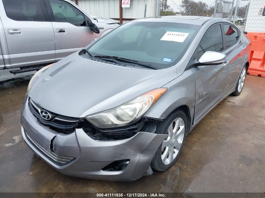 VIN KMHDH4AE6DU883656 2013 Hyundai Elantra, Limited no.6