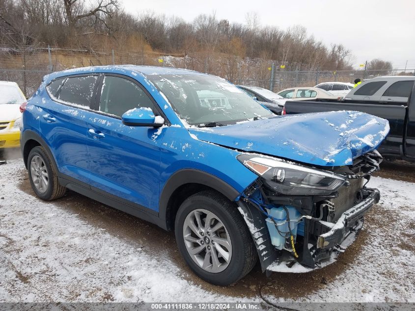 VIN KM8J23A49JU619316 2018 Hyundai Tucson, SE no.1