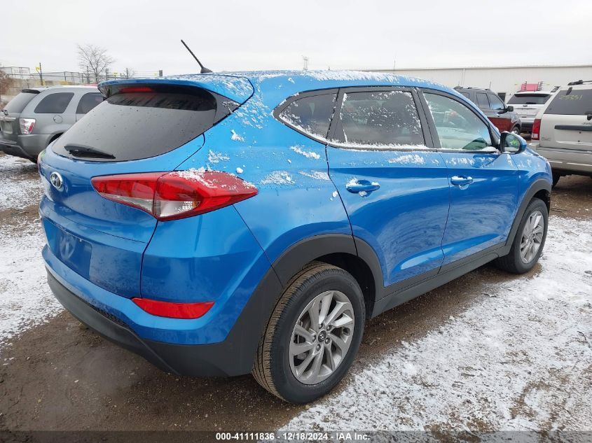 VIN KM8J23A49JU619316 2018 Hyundai Tucson, SE no.4