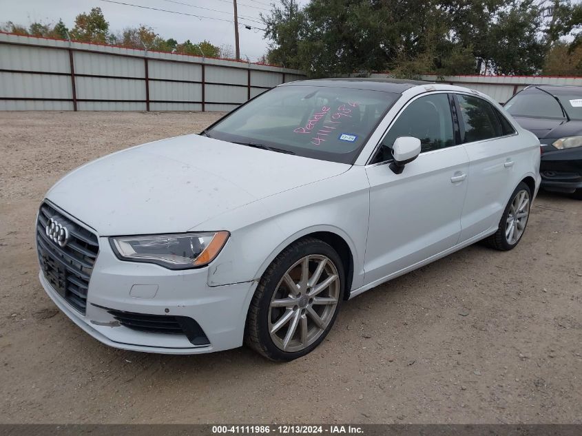 VIN WAUEFGFF1F1092549 2015 AUDI A3 no.2