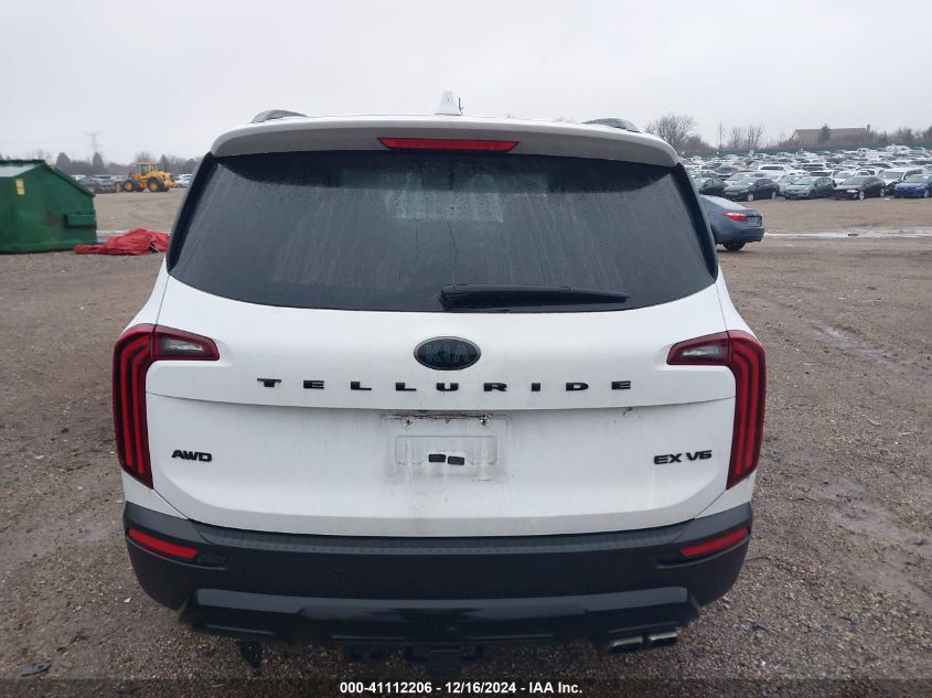 2021 Kia Telluride Ex VIN: 5XYP3DHC5MG159172 Lot: 41112206