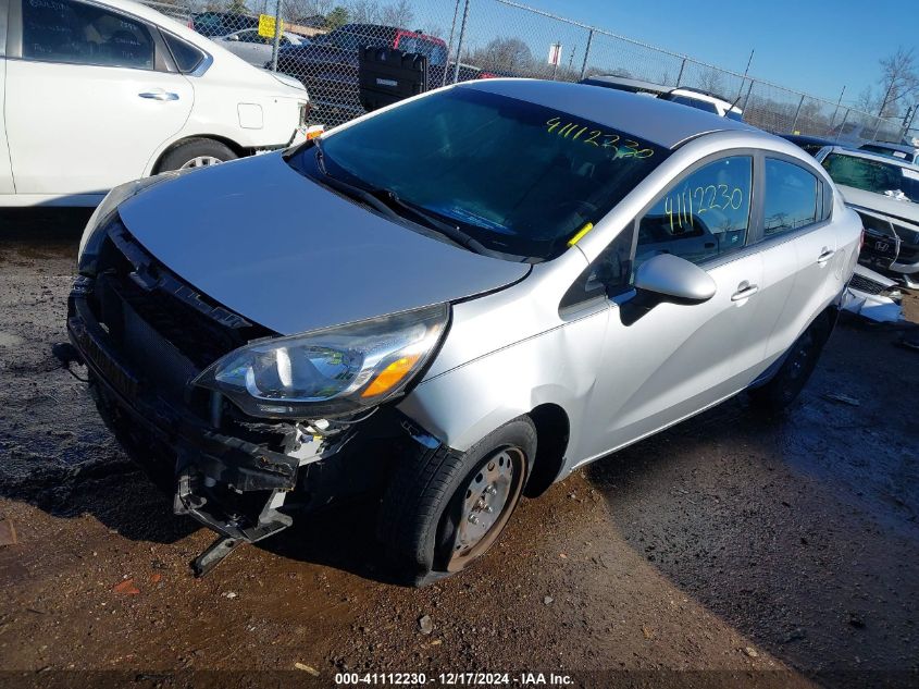 VIN KNADM4A34G6596062 2016 KIA Rio, LX no.2