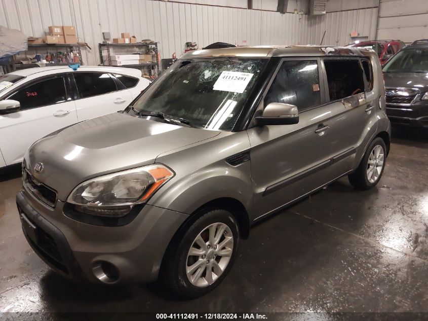 2013 Kia Soul + VIN: KNDJT2A64D7496797 Lot: 41112491