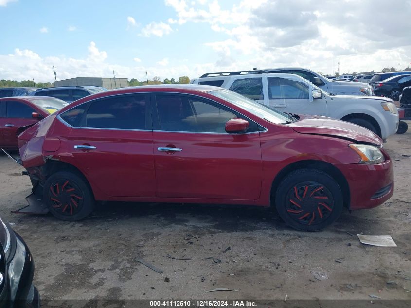 VIN 3N1AB7AP0EL689683 2014 Nissan Sentra, S no.13