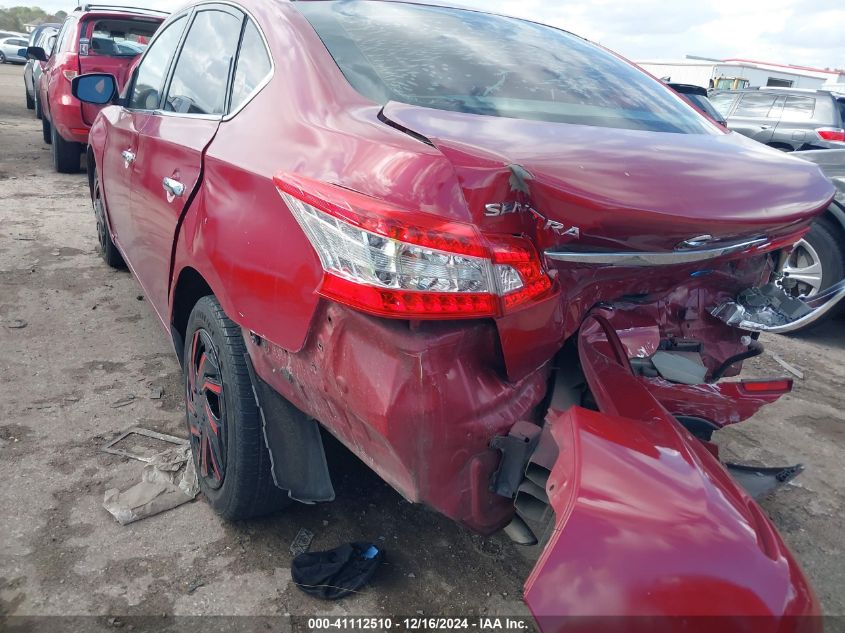 VIN 3N1AB7AP0EL689683 2014 Nissan Sentra, S no.6