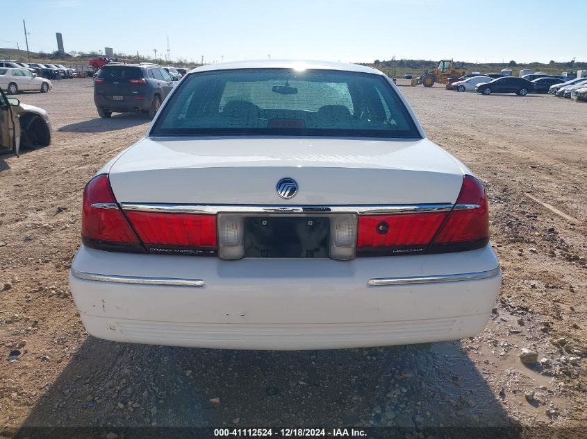 2002 Mercury Grand Marquis Ls VIN: 2MEFM75W82X643879 Lot: 41112524