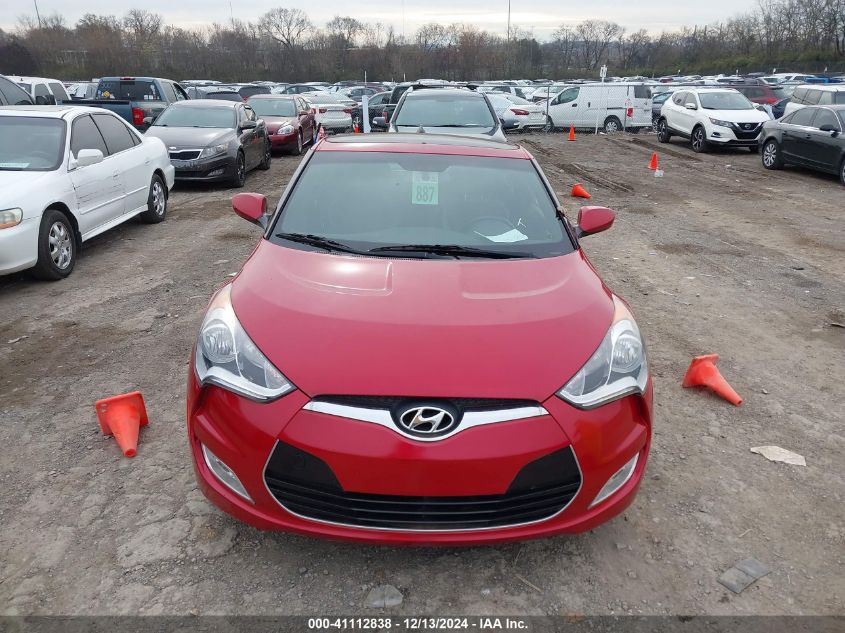 2016 Hyundai Veloster VIN: KMHTC6ADXGU264656 Lot: 41112838