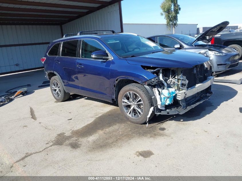 2016 TOYOTA HIGHLANDER XLE V6 - 5TDKKRFH0GS170743