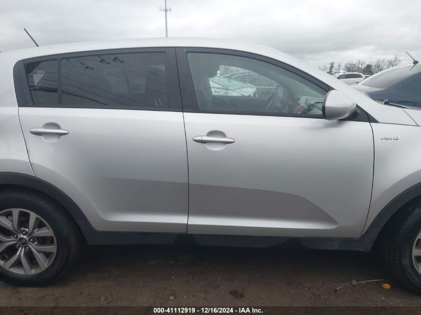 2016 Kia Sportage Lx VIN: KNDPBCAC8G7809816 Lot: 41112919