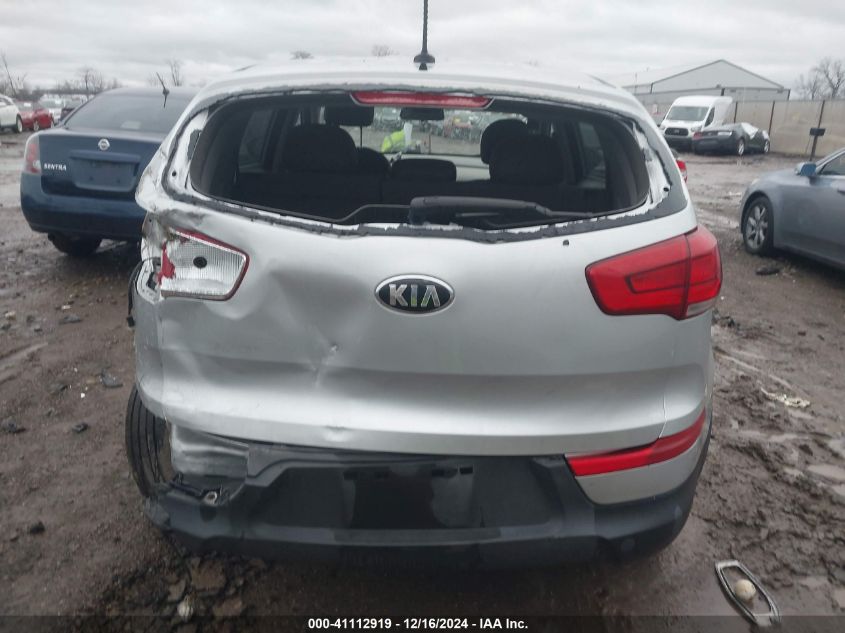 2016 Kia Sportage Lx VIN: KNDPBCAC8G7809816 Lot: 41112919