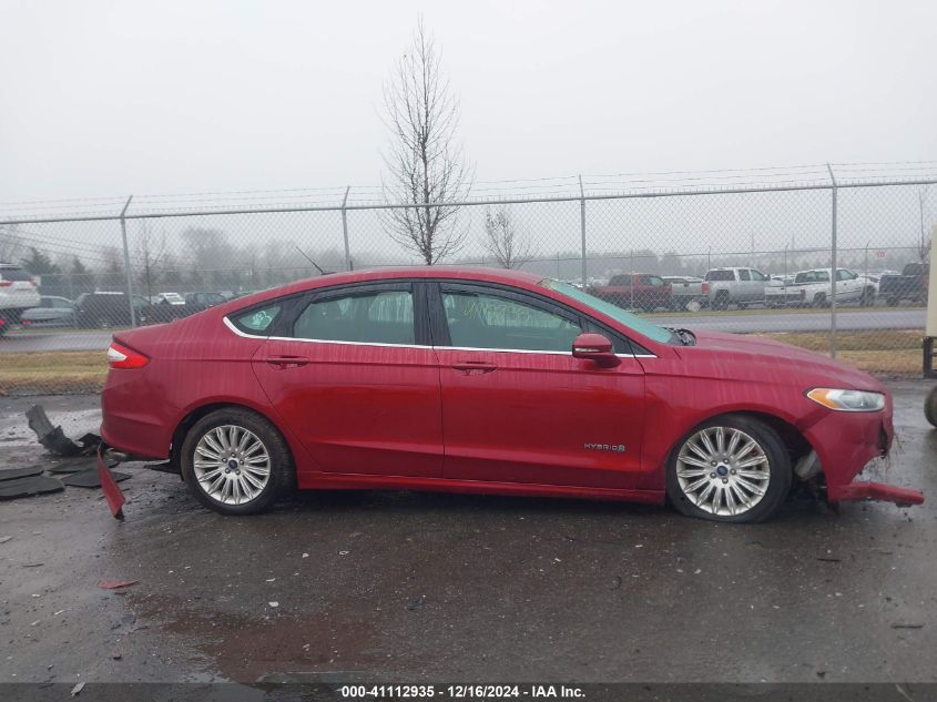 VIN 3FA6P0LU1GR351567 2016 FORD FUSION HYBRID no.13