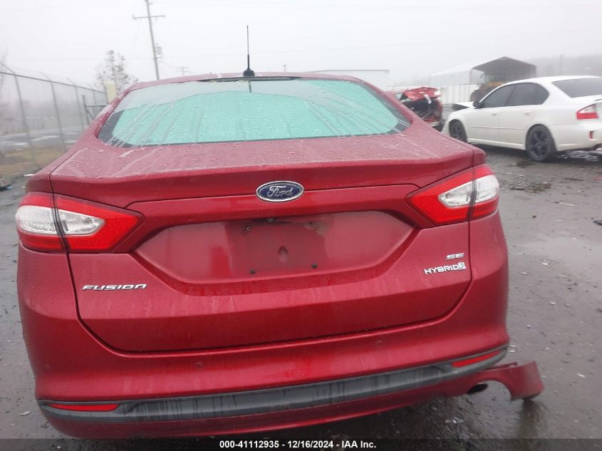 VIN 3FA6P0LU1GR351567 2016 FORD FUSION HYBRID no.16