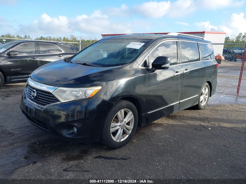 2012 Nissan Quest Le VIN: JN8AE2KP1C9034691 Lot: 41112998