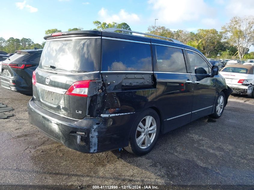 2012 Nissan Quest Le VIN: JN8AE2KP1C9034691 Lot: 41112998