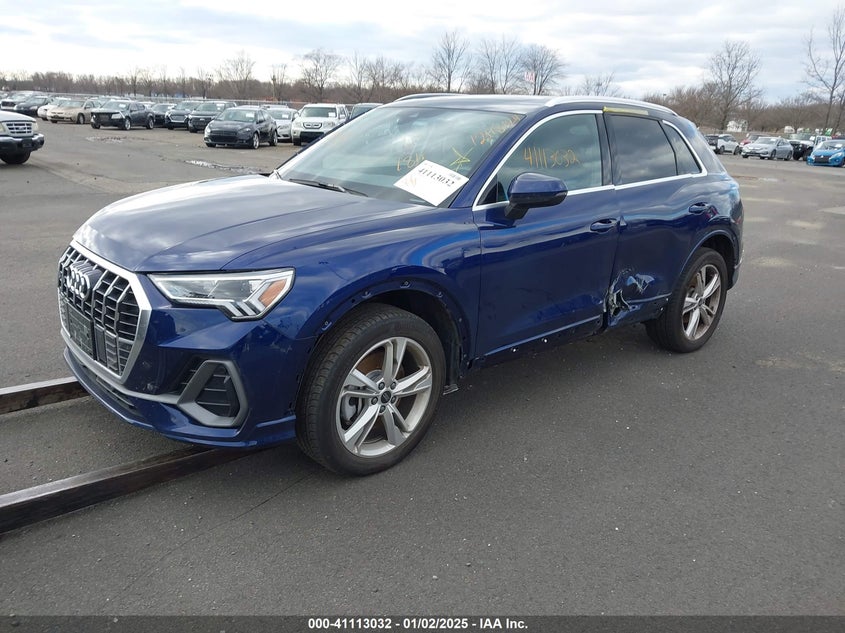 Vin: wa1decf36r1105228, lot: 41603208, audi q3 premium 45 tfsi s line quattro tiptronic 20242