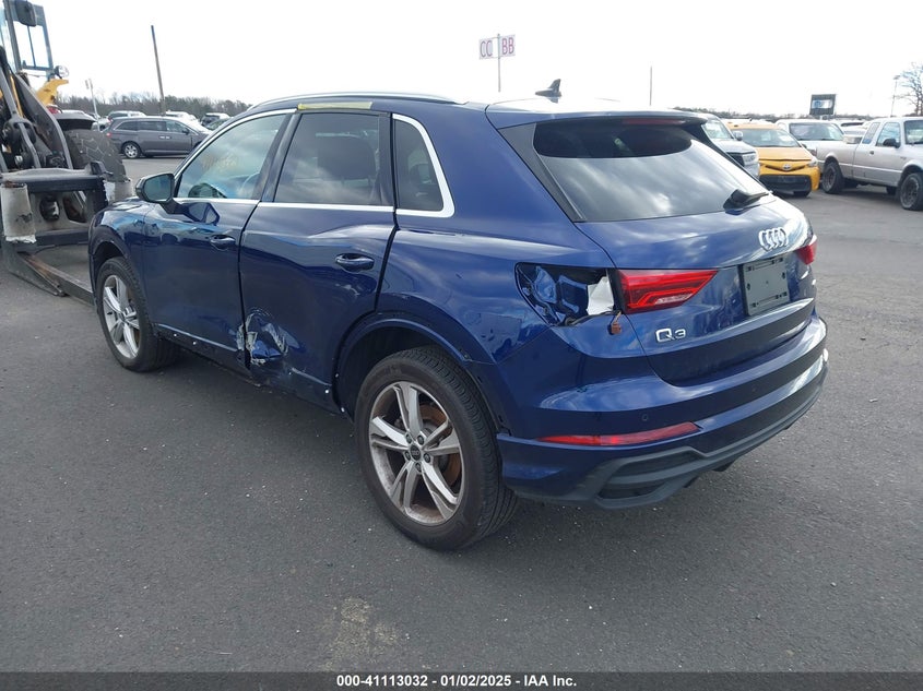 Vin: wa1decf36r1105228, lot: 41603208, audi q3 premium 45 tfsi s line quattro tiptronic 20243