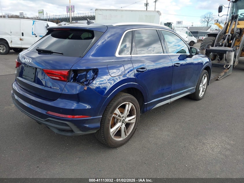 Vin: wa1decf36r1105228, lot: 41603208, audi q3 premium 45 tfsi s line quattro tiptronic 20244