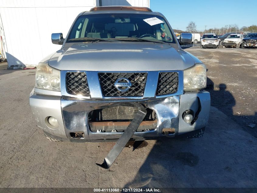 2007 Nissan Armada Le VIN: 5N1BA08CX7N711637 Lot: 41113060