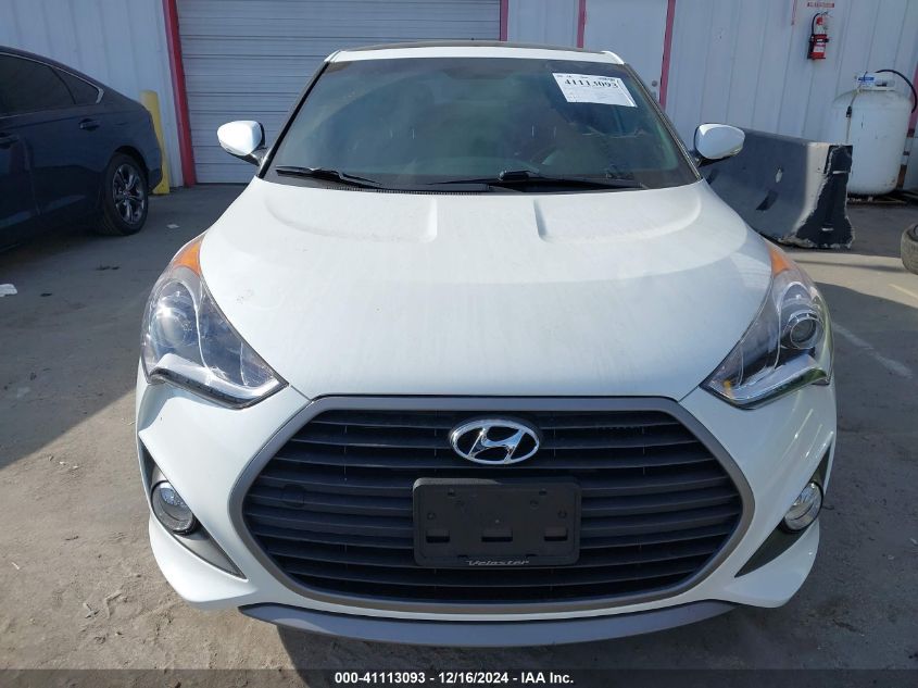 2016 HYUNDAI VELOSTER TURBO - KMHTC6AEXGU270174