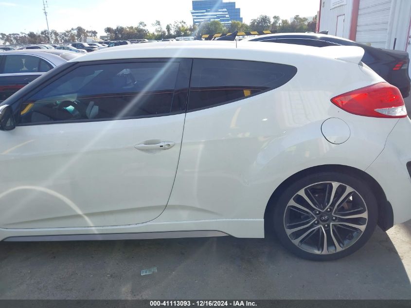 2016 HYUNDAI VELOSTER TURBO - KMHTC6AEXGU270174