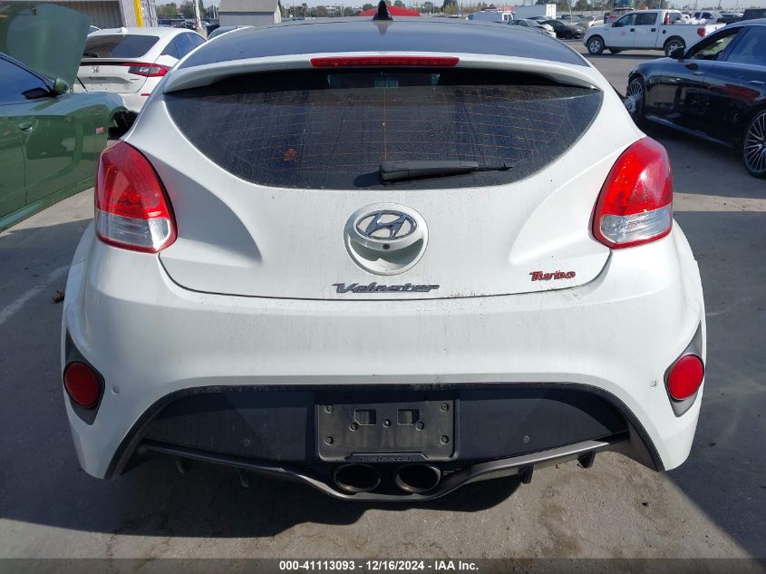 2016 HYUNDAI VELOSTER TURBO - KMHTC6AEXGU270174