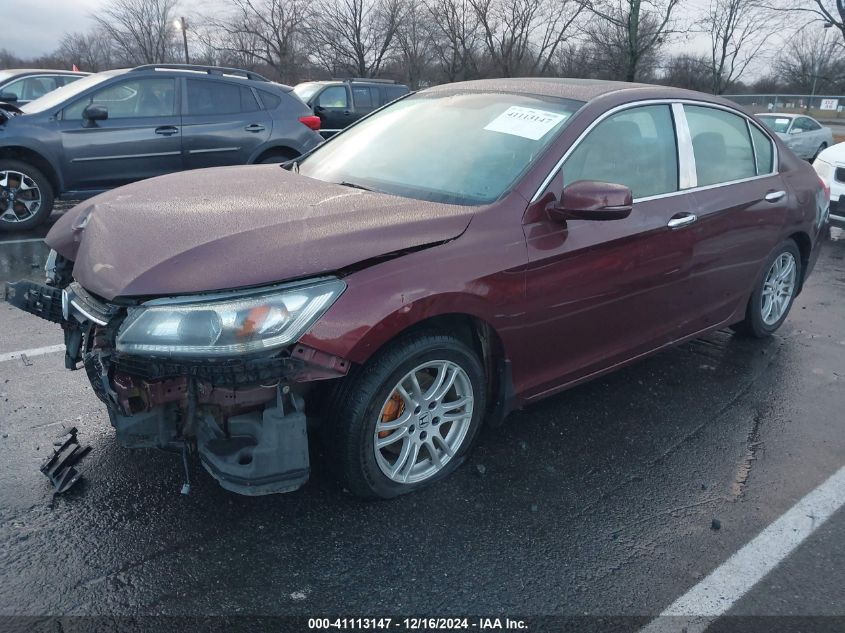 VIN 1HGCR2F86DA141488 2013 Honda Accord, Ex-L no.2