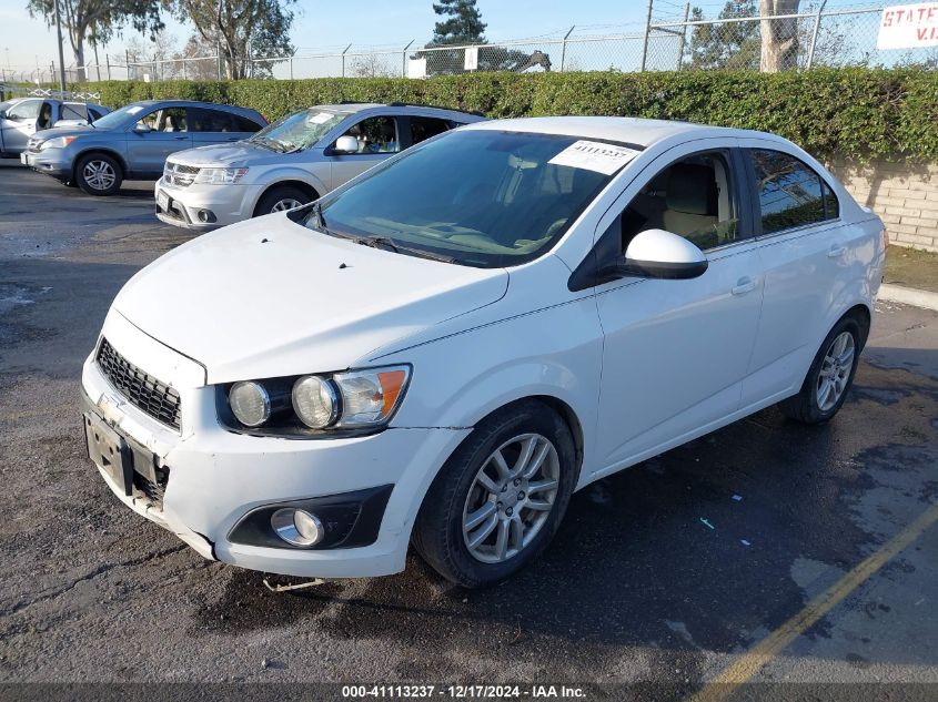 VIN 1G1JC5SH3E4185388 2014 Chevrolet Sonic, Lt Auto no.2