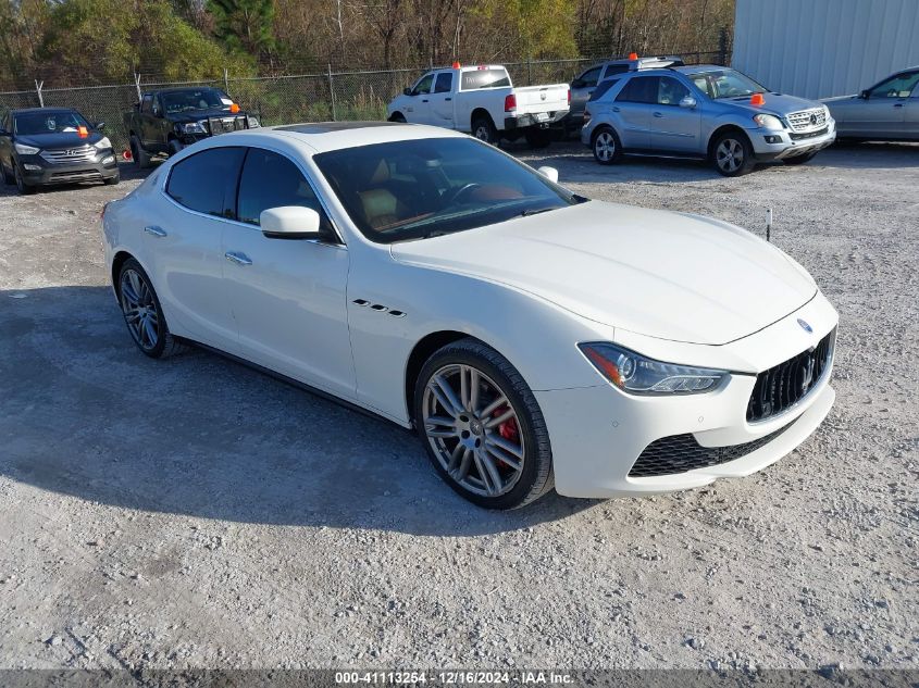 VIN ZAM57RSA4G1182460 2016 Maserati Ghibli, S no.1