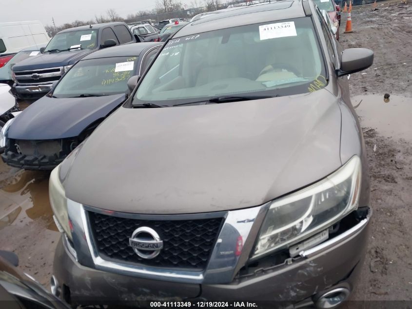 2013 Nissan Pathfinder S/Sv/Sl/Platinum VIN: 5N1AR2MM6DC686161 Lot: 41113349