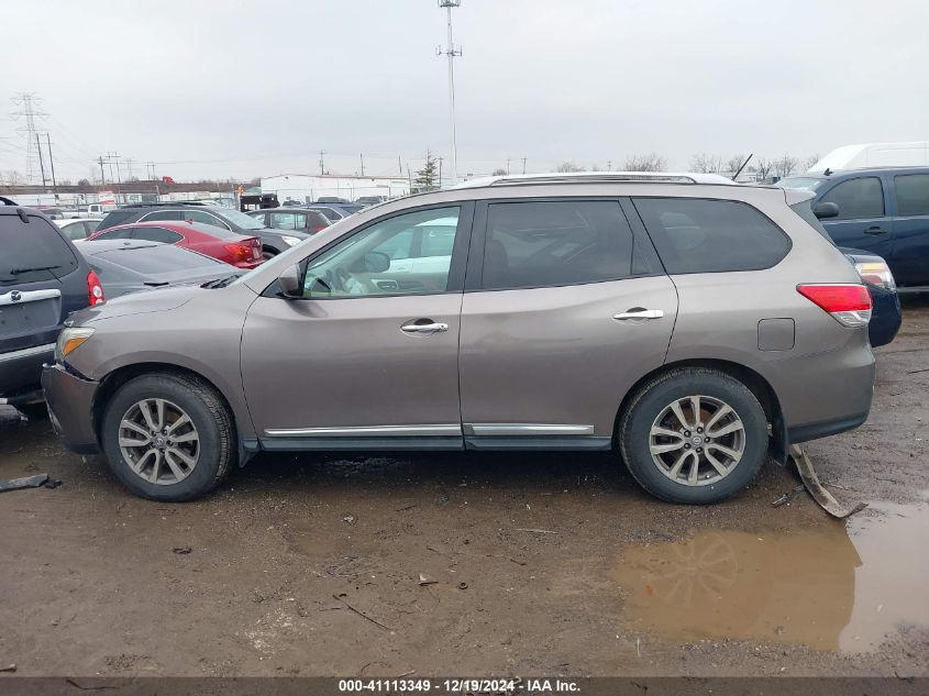 2013 Nissan Pathfinder S/Sv/Sl/Platinum VIN: 5N1AR2MM6DC686161 Lot: 41113349