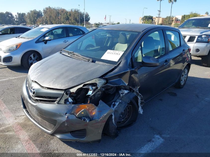 2014 TOYOTA YARIS VIN: JTDKTUD39ED575242