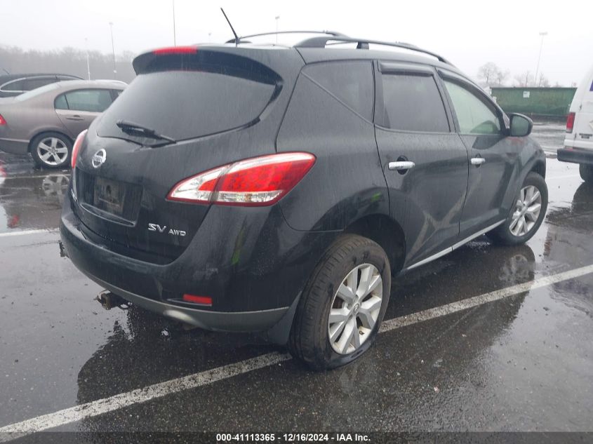 VIN JN8AZ1MW0DW310171 2013 NISSAN MURANO no.4