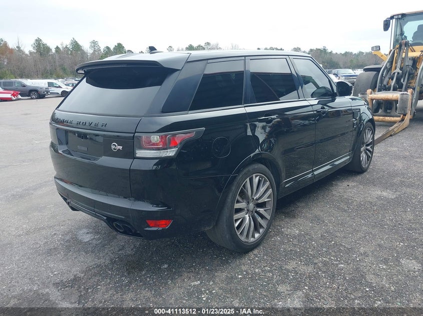 Vin: salwz2ef3ga594248, lot: 41603688, land rover range rover sport 5.0l v8 supercharged svr 20164
