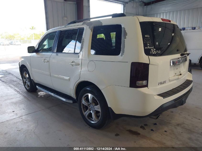 VIN 5FNYF3H58EB020167 2014 HONDA PILOT no.3