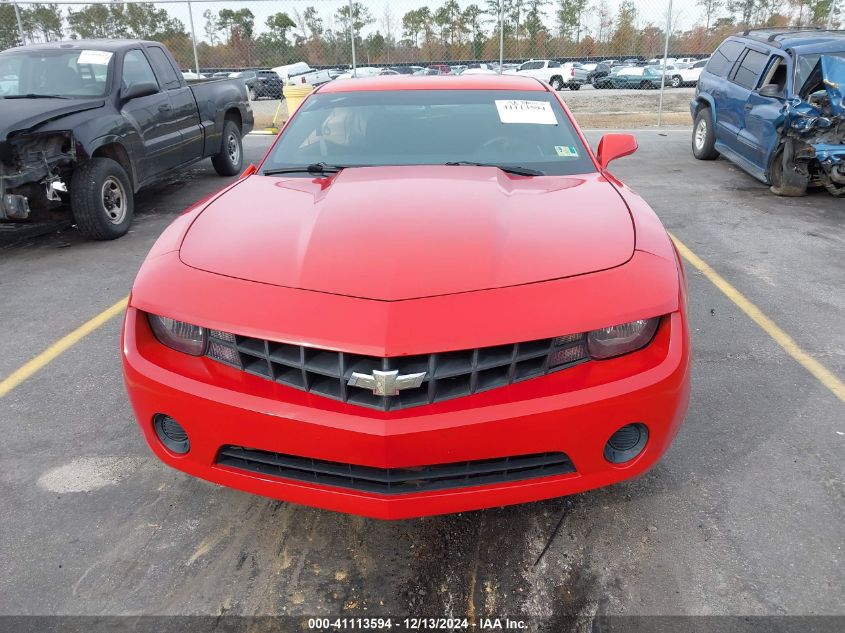 2013 Chevrolet Camaro 2Ls VIN: 2G1FA1E34D9118976 Lot: 41113594