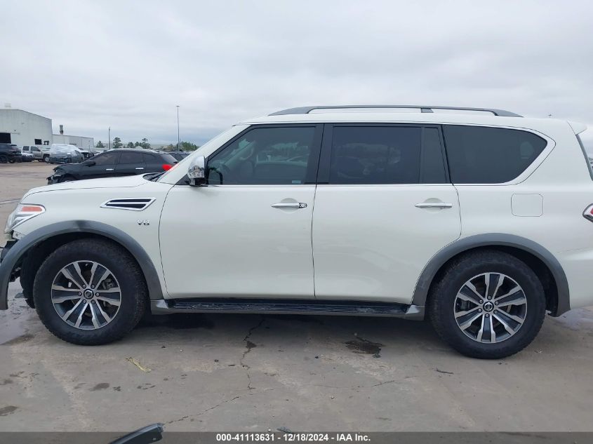 2020 Nissan Armada Sl 2Wd VIN: JN8AY2ND5L9112317 Lot: 41113631