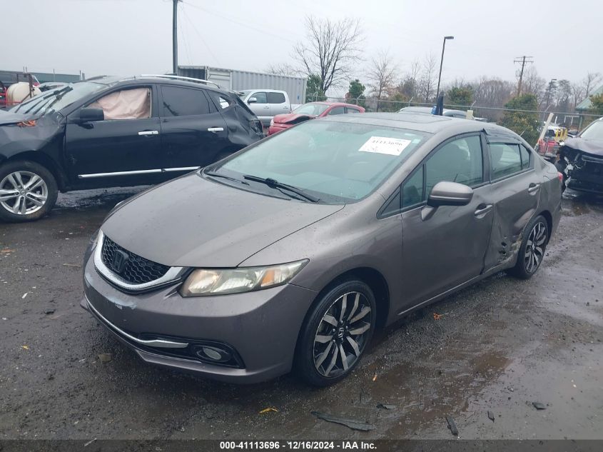 VIN 2HGFB2F97EH535529 2014 Honda Civic, Ex-L no.2