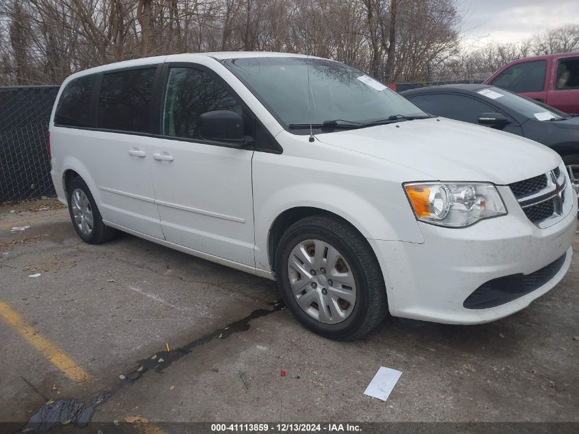 VIN 2C4RDGBGXGR390863 2016 Dodge Grand Caravan, SE no.1