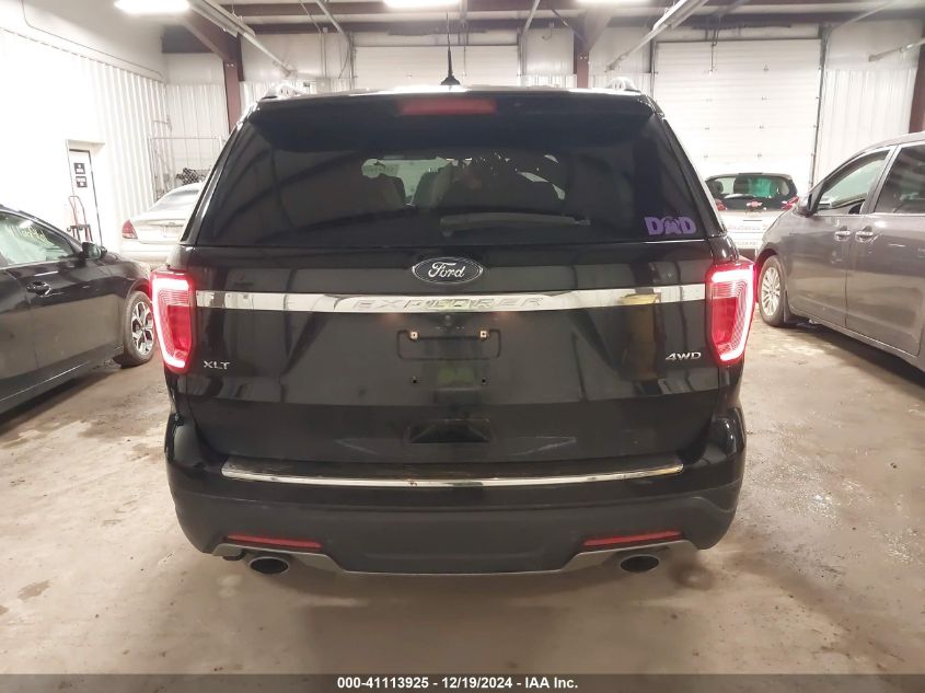 2018 Ford Explorer Xlt VIN: 1FM5K8D87JGC82785 Lot: 41113925