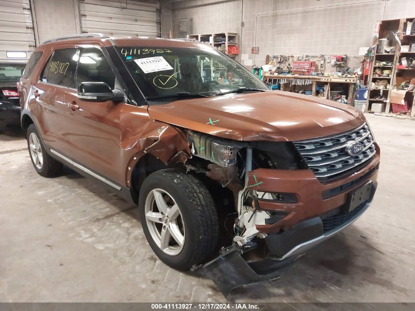 2017 Ford Explorer Xlt VIN: 1FM5K8D86HGA56313 Lot: 41113927