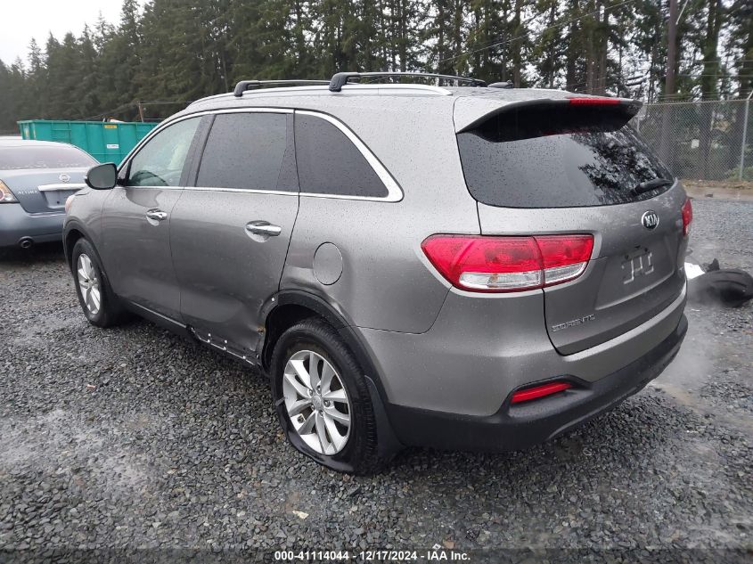 VIN 5XYPG4A30GG076560 2016 KIA Sorento, 2.4L Lx no.3